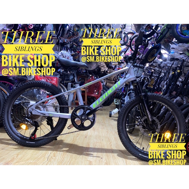 SEPEDA GUNUNG MTB ELEMENT FORTIX 20 INCH GREY ,MAGNESIUM FRAME RINGAN DAN TAHAN KARAT, SHIMANO TOURN