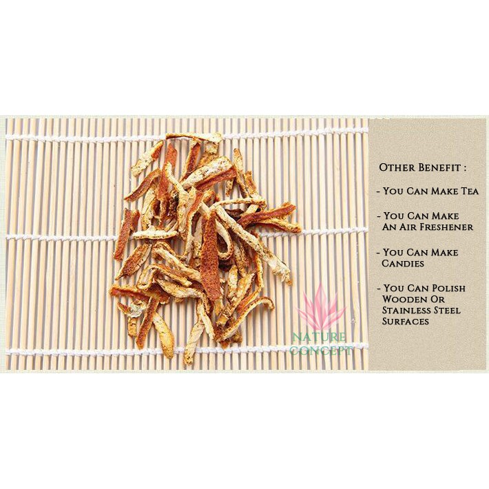 Kulit Jeruk Kering Iris Potongan Dried Orange Peel Chen Pi Cen Pi