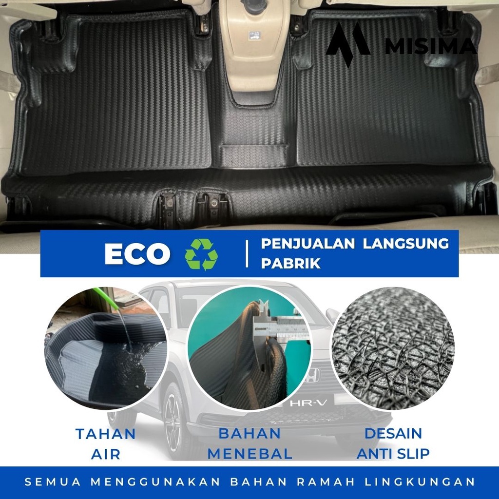 Karpet Mobil / Car Mats 5D Suzuki Ertiga Motif Carbon 2012-2022 Premium