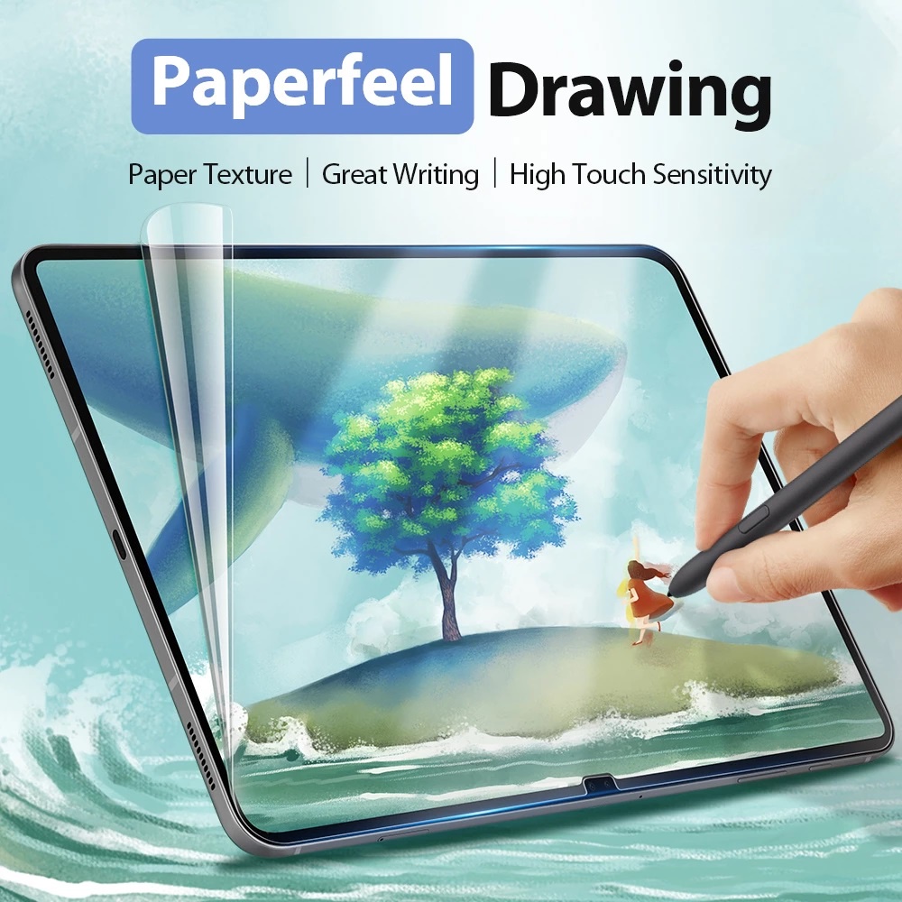 samsung galaxy tab s8   s8 plus   s8 ultra 5g anti gores paperlike screen protector