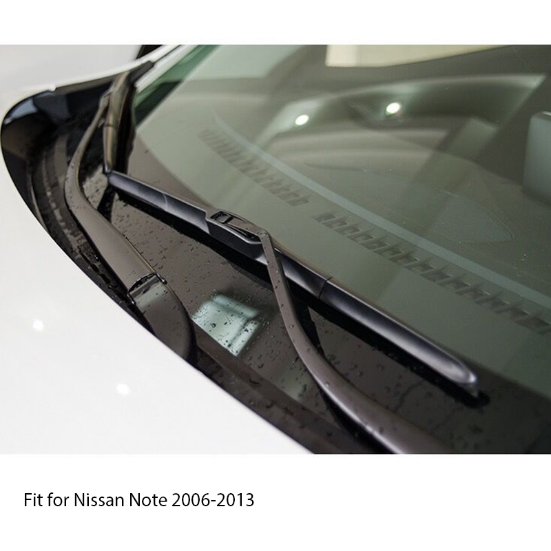 1 Set Karet Wiper Kaca Depan Mobil Untuk Nissan Note 2013 2012 2011 2010-2006