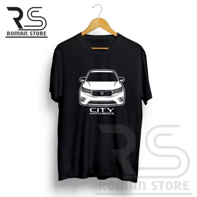 Kaos Baju Honda City Hatchback Front - kaos otomotif