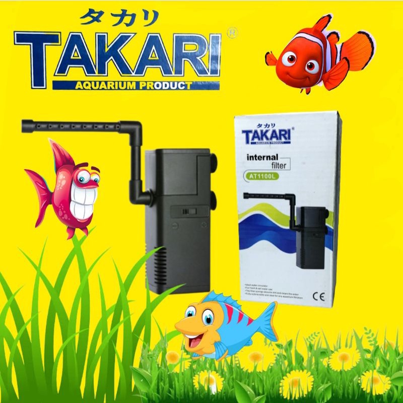 TAKARI AT 1100L INTERNAL FILTER AQUARIUM FULL SET BISA BUAT AQUARIUM 40-70CM