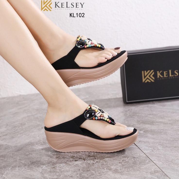 NICOLE SANDAL WEDGES KELSEY KL102 KEKINIAN 