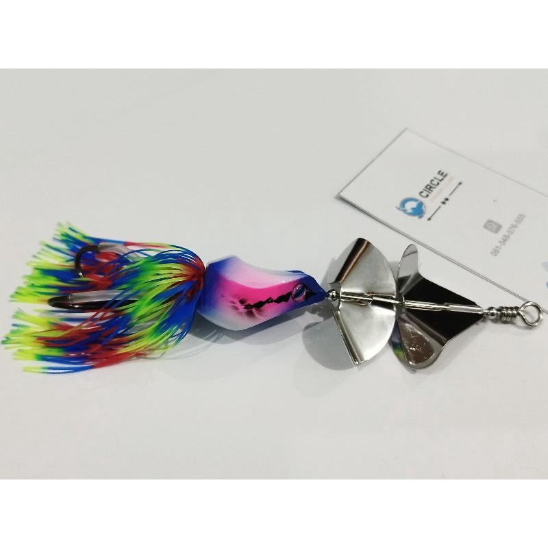 BIG SLATTER SLASHBAIT DOUBLE PROPELLER 20 gram . Slater casting toman . umpan casting toman . umpan 