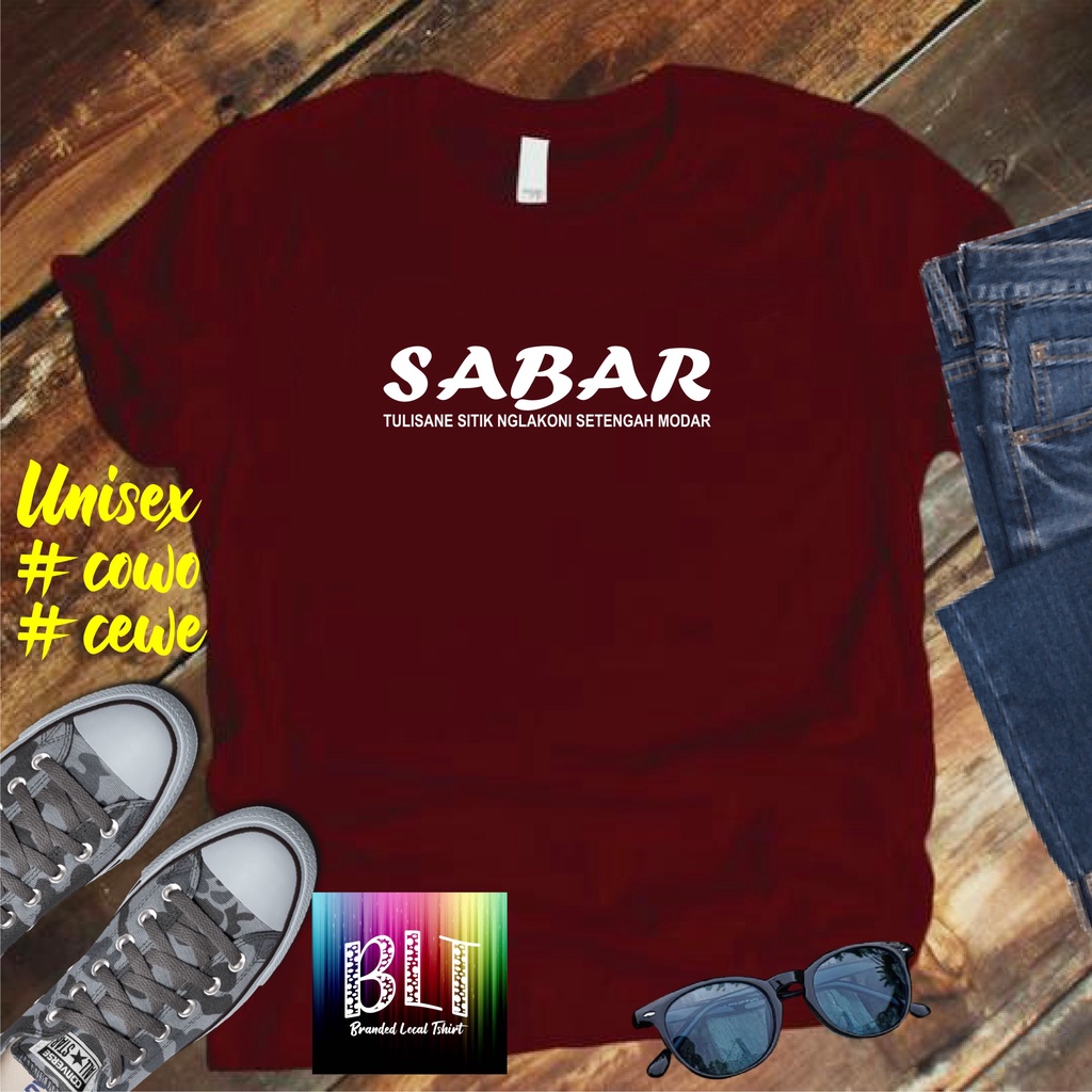 Cod Promo Sabar Kaos Kata Kata Sunda Kaos Terlaris Kualitas Terjamin Kaos Pria Distro Hits 2022 Kaos Murah Kaos Cotton 30s Kaos katun Kaos Bergambar Kaos Distro Kaos Pria Dan Wanita Kaos Kata2 Lucu Kaos Viral Kaos Promo Best Seller