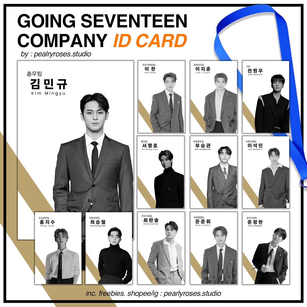 Going Seventeen Company ID Card