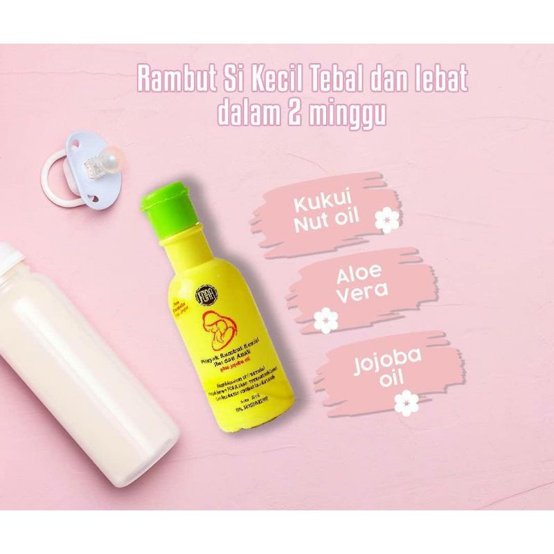 FORA Minyak Kemiri 65ml Hair Lotion Oil Baby Penyubur Rambut Bayi dan Anak