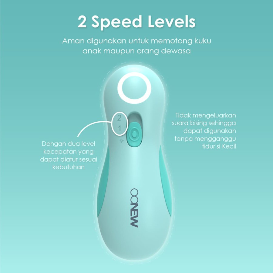 Oonew Baby 2in1 Nail Trimmer Set TB-2119 / Alat potong kuku