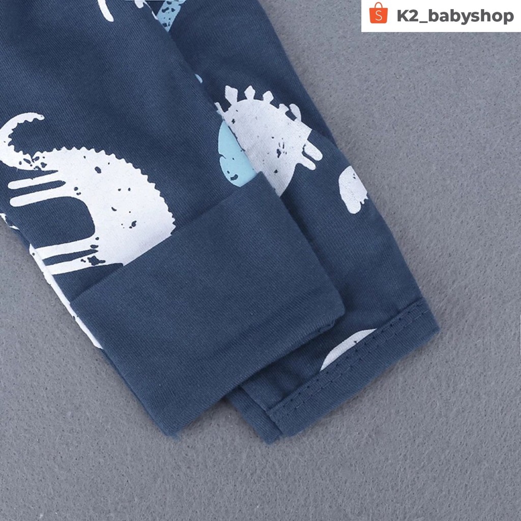 BABY K2 - BABY LONG ZIPPYSUIT MOTIF DINO KODE 00007