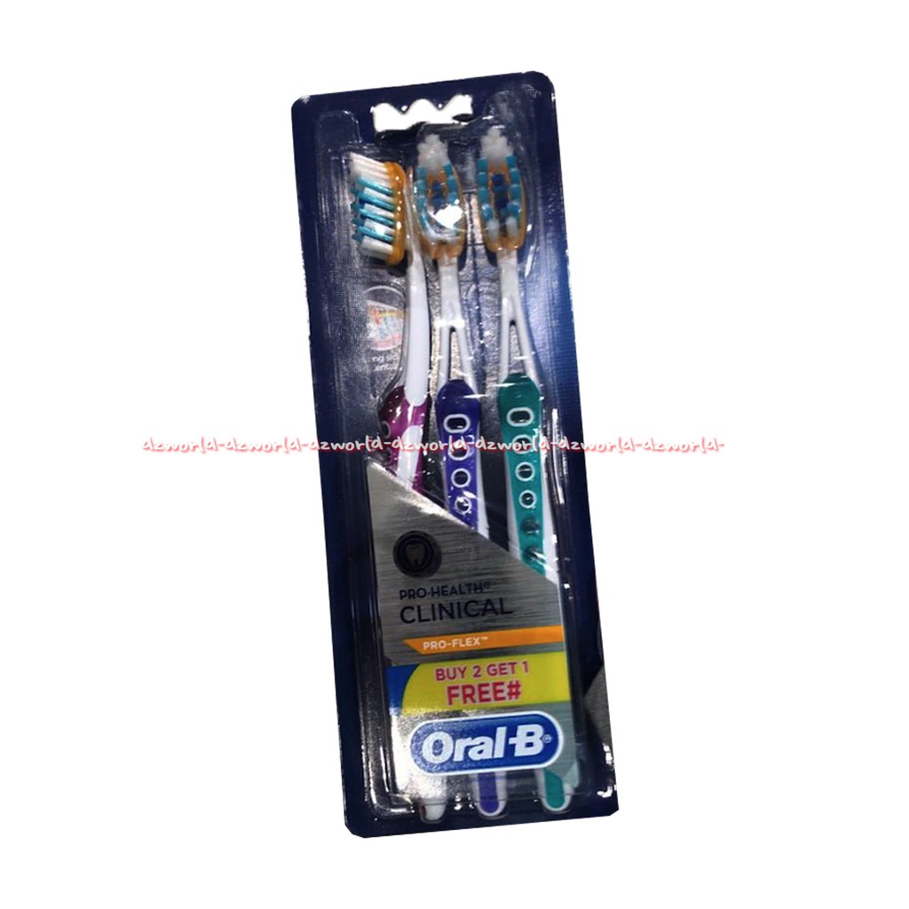 Sikat Gigi Oral B advantage complate 5 way clean buy 2 get 1 Free toothbrush OralB Prohealt Clinical