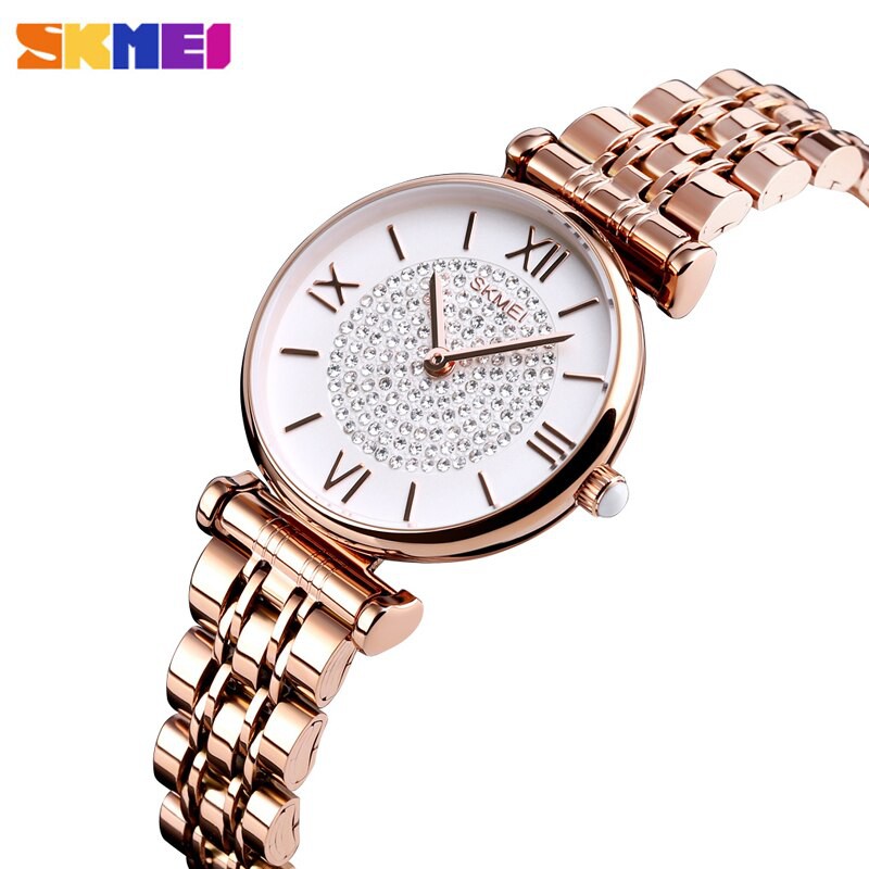 SKMEI 1533 Jam Tangan Wanita Analog Tali Stainless WATCHKITE WKOS