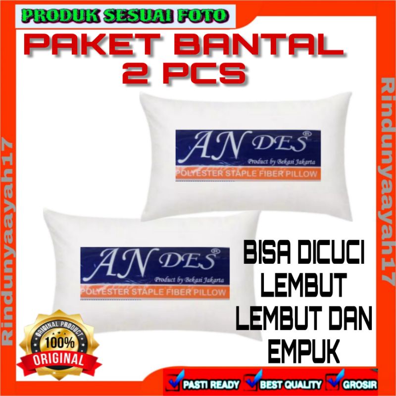 BANTAL/Guling KEPALA ANDES isi 2 PCS