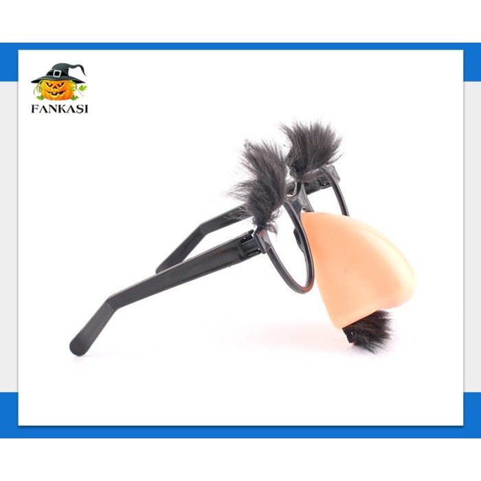 BNGL halloween hidung gesar kacamata funny glasses big nose menjijikan