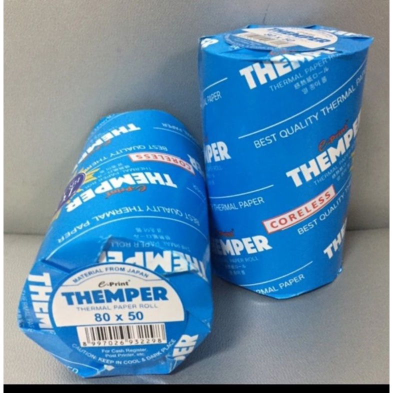 

kertas kasir 80x50 thermal paper THEMPER e-print 80x50 mm