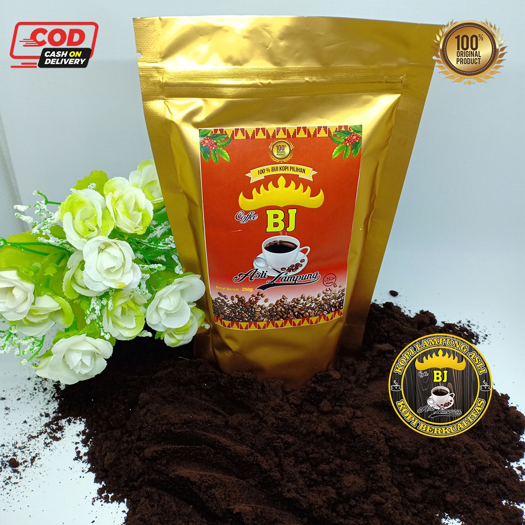 

Kopi Bubuk Robusta Asli Lampung 250 Gram