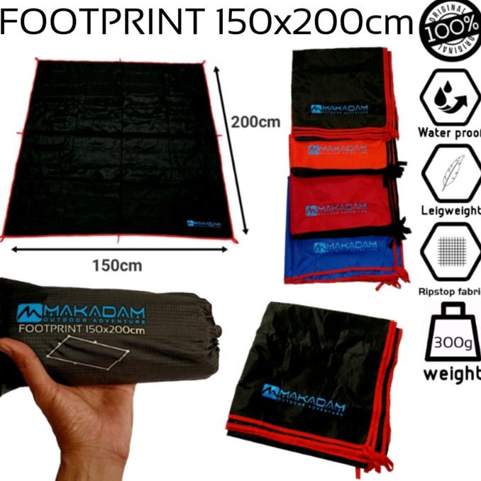 footprint alas tenda 2 3 orang 150x200cm makad44 Ayo Beli