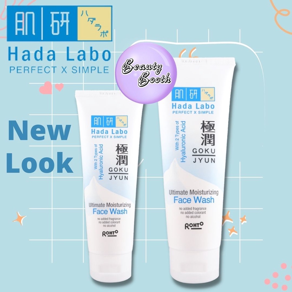 HADA LABO Gokujyun Ultimate Moisturizing FACE WASH / SABUN