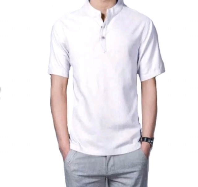 Baju Koko Pria Lengan Pendek.Baju Muslim Pria.Kemeja Koko Kurta