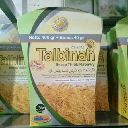 

Talbinah Tepung gandum 400gr Resep Thibb Nabawi ORIGINAL / Talbinah El Medinah Thibb Nabawy 500gr Atasi Maag dan Sakit Lambung
