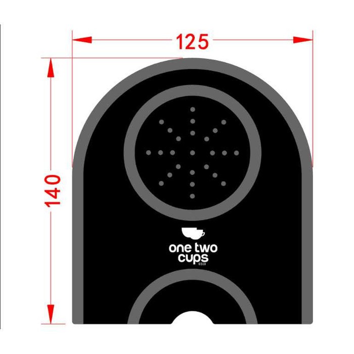Silicone Holder Mat Tamper Kopi Espresso Barista -DA40