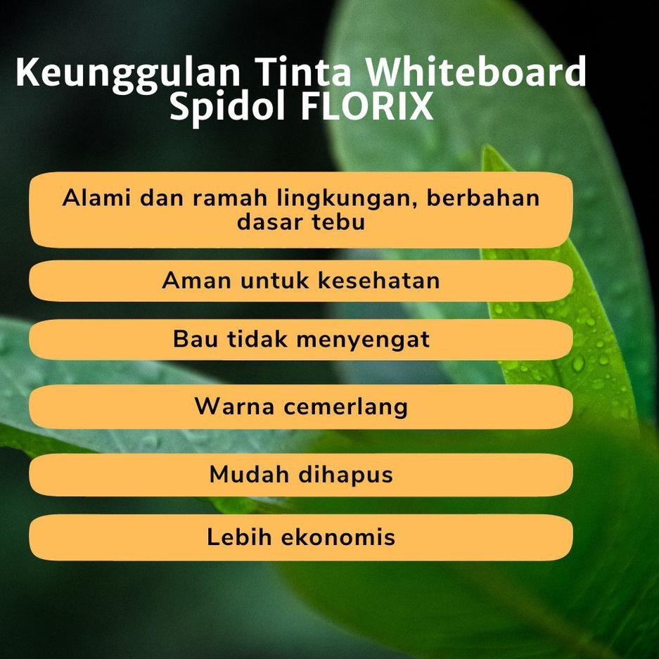 

BISA COD ✔️Tinta Spidol Whiteboard Florix 50 ML PER SATUAN - Tinta Refill Spidol|KD6