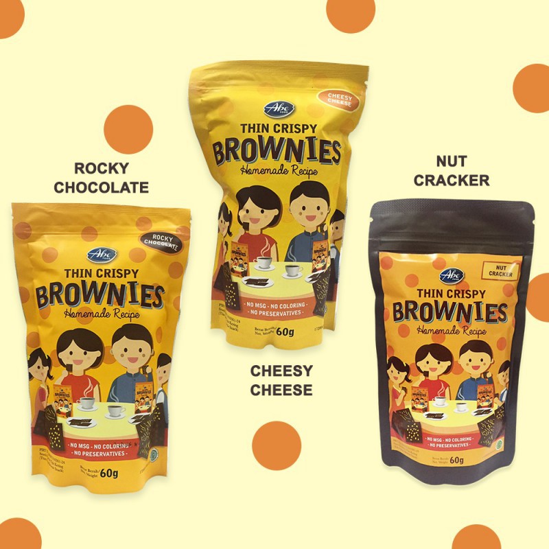 Popcorn &amp; Brownies abe food For Kids 80 Gr / popcorn anak / SNacking Anak NO MSG NO GLuten