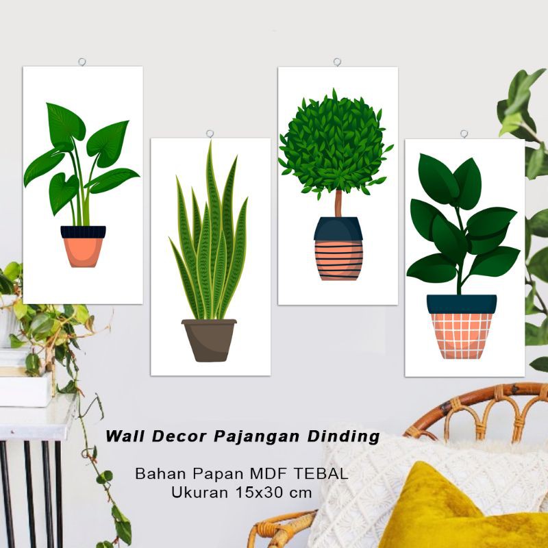 MDF decor 15x30 Plants series