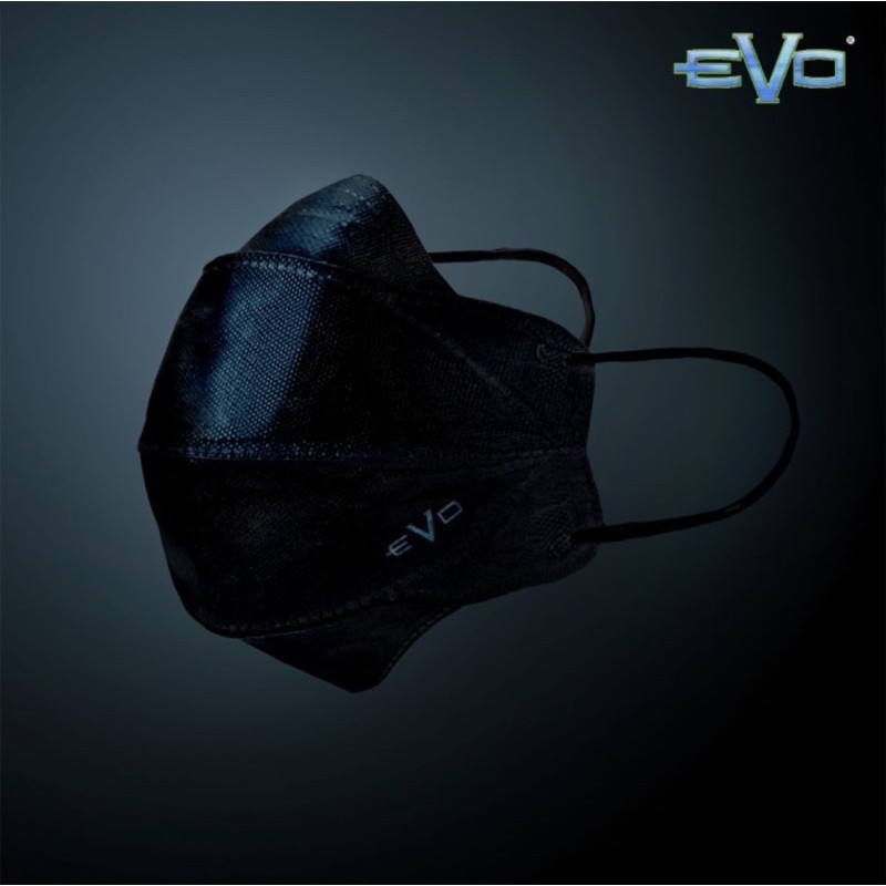 EVO PLUSMED Masker 4D seri “Super Black” - Limited stock