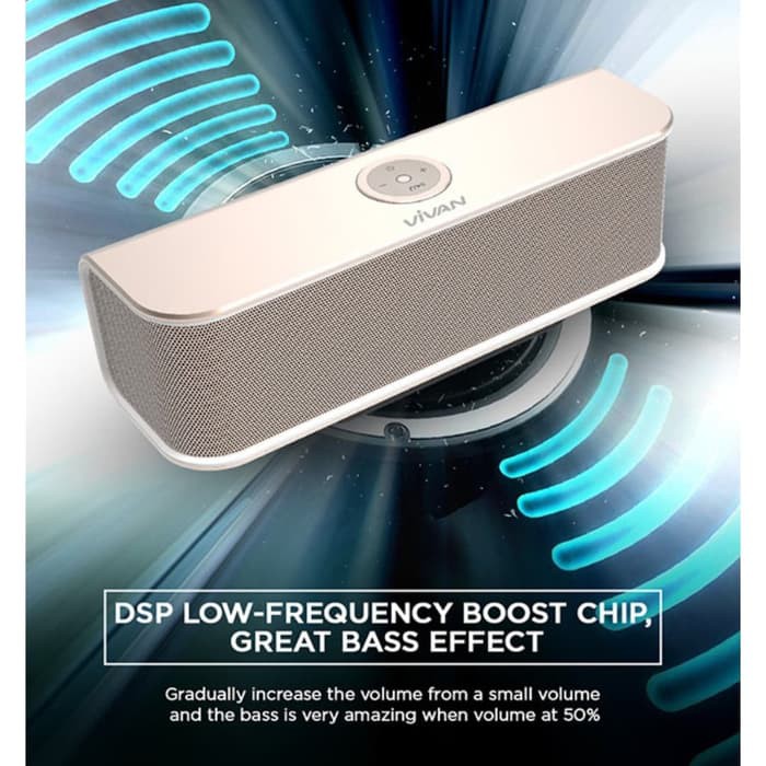 Speaker Bluetooth Vivan VSB900 Emas