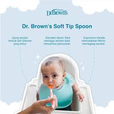 Dr.Browns Soft Tip Spoon / Sendok makan bayi [ Isi 2 / Isi 4 ] TF011 TF009