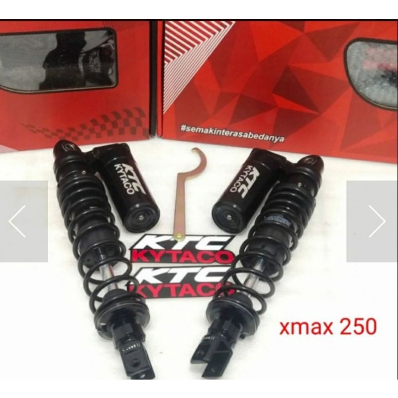 shock ktc kytaco tabung atas 350mm  double click motor Xmax 250cc