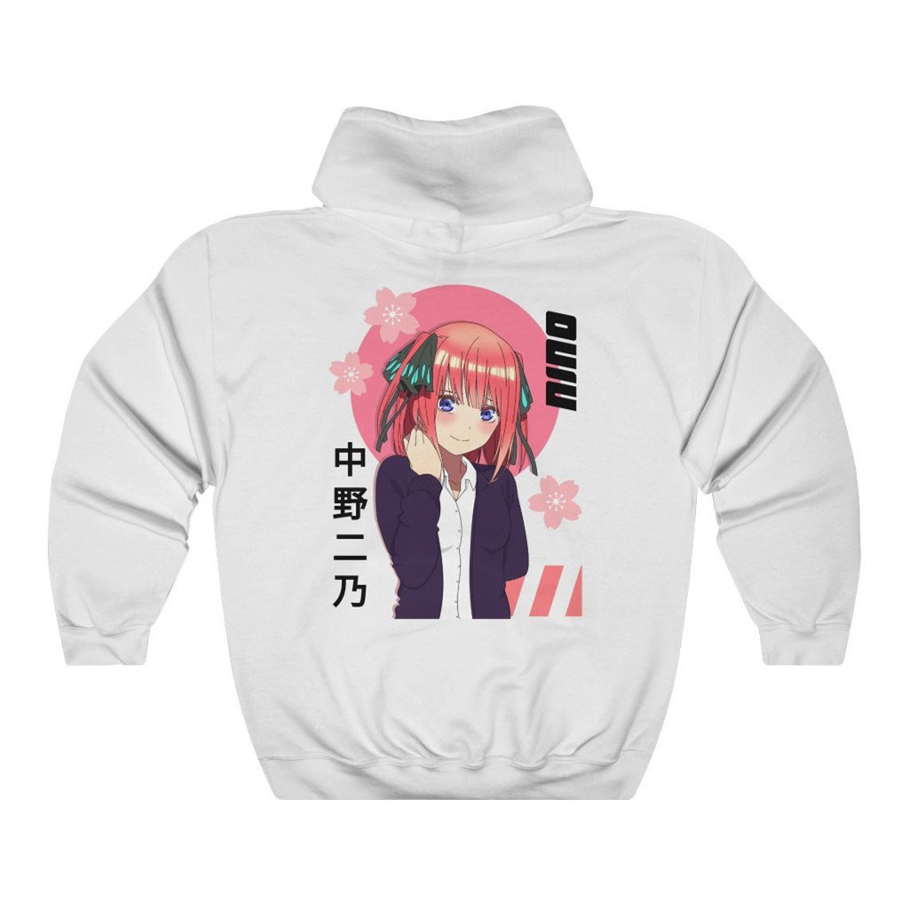 Hoodie Nino Nakano The Quintessential Quintuplets Character Premium Fleece