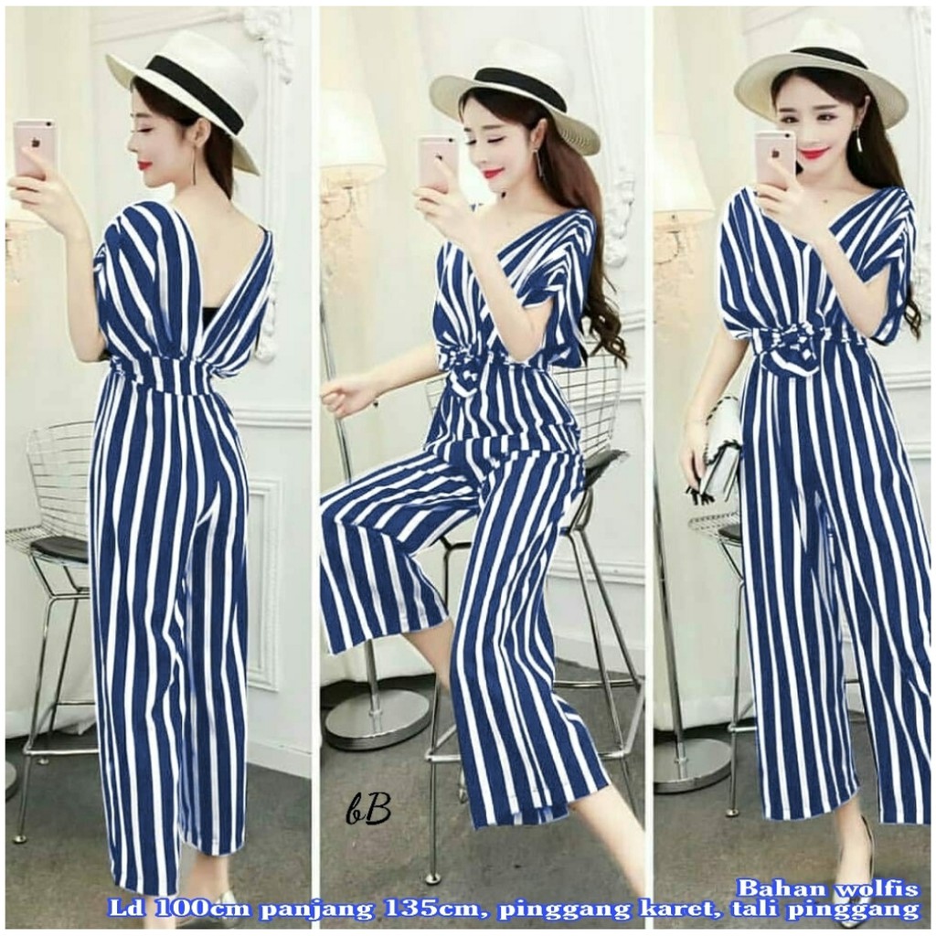 [VLFK] Jumpsuit Salur / Jumpsuit Dona / Jumpsuit Korea Salur / Jumpsuit Wanita Terbaru