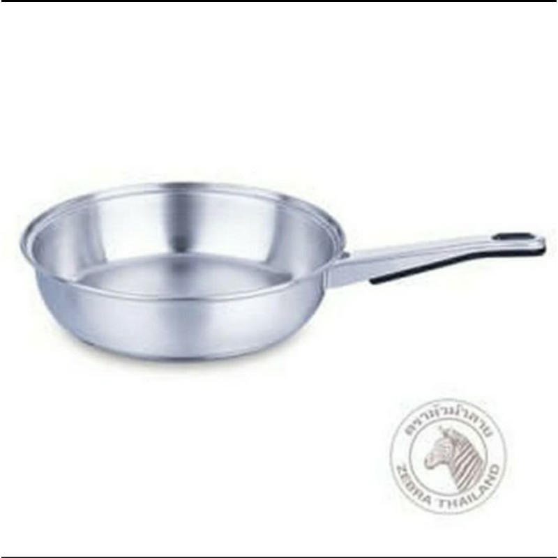 FRY PAN ZEBRA 24 CM VITALUX 175325 stainless steel Cookware - wajan penggorengan