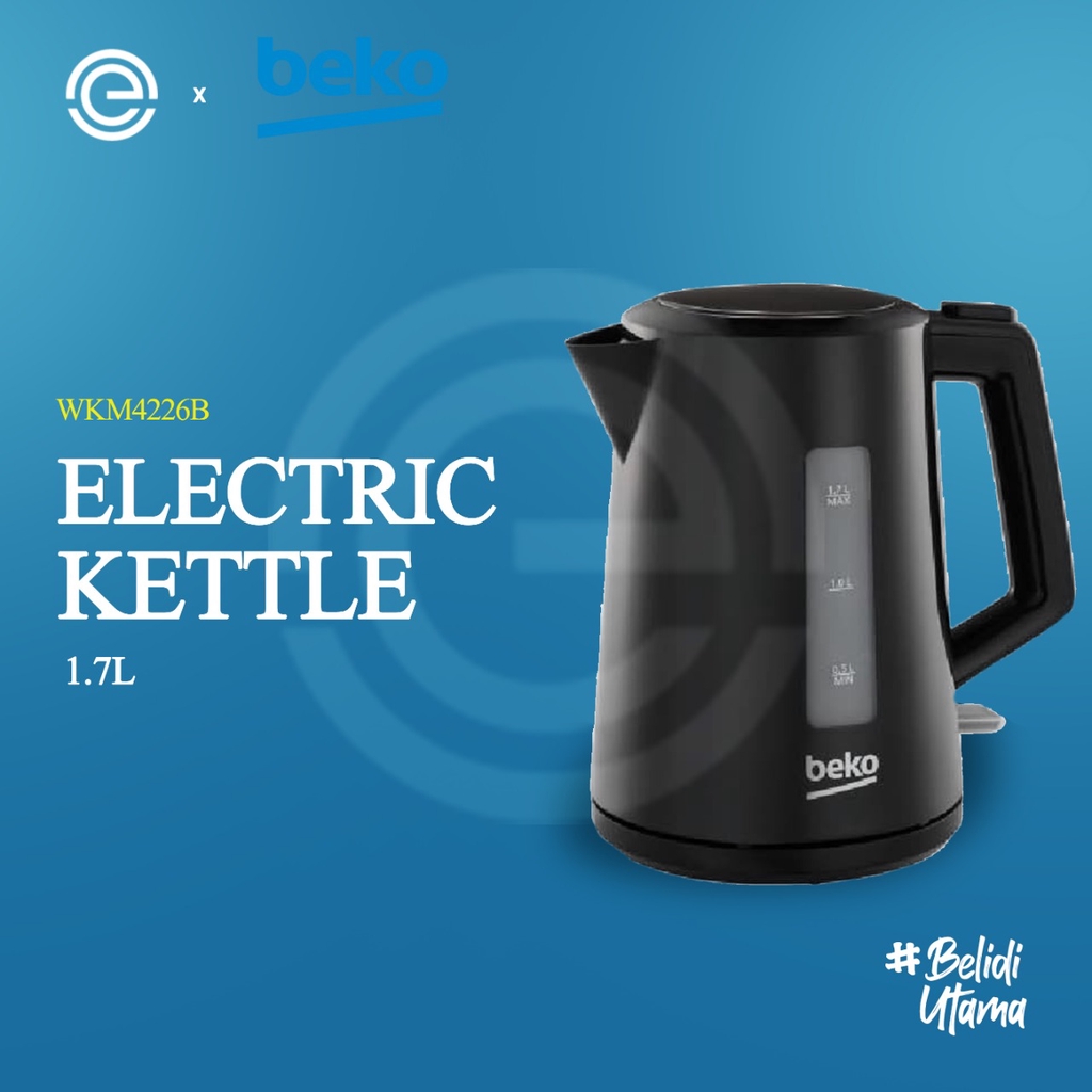 Jual BEKO Kettle Listrik 1.7 Liter WKM4226B Shopee Indonesia