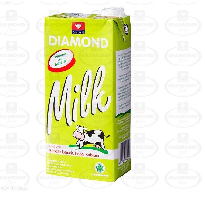 

Ready Now--Susu UHT Diamond Low Fat 1000ml 1 liter 1liter