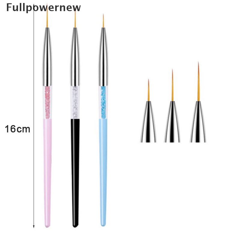 [FULL] 3pcs/set Nail Art Liner Painting Pen light therapy carving pen Brush Acrylic UV