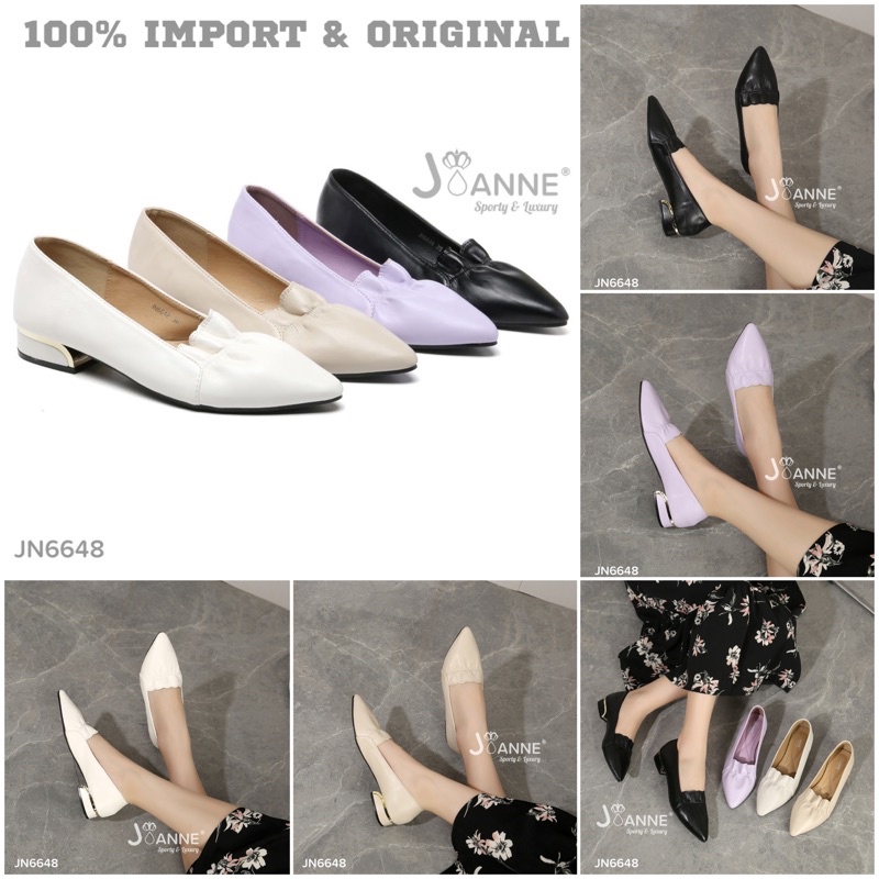 SALE! [ORIGINAL] JOANNE Heels Sepatu Kerja Hak Tahu Wanita #JN6648