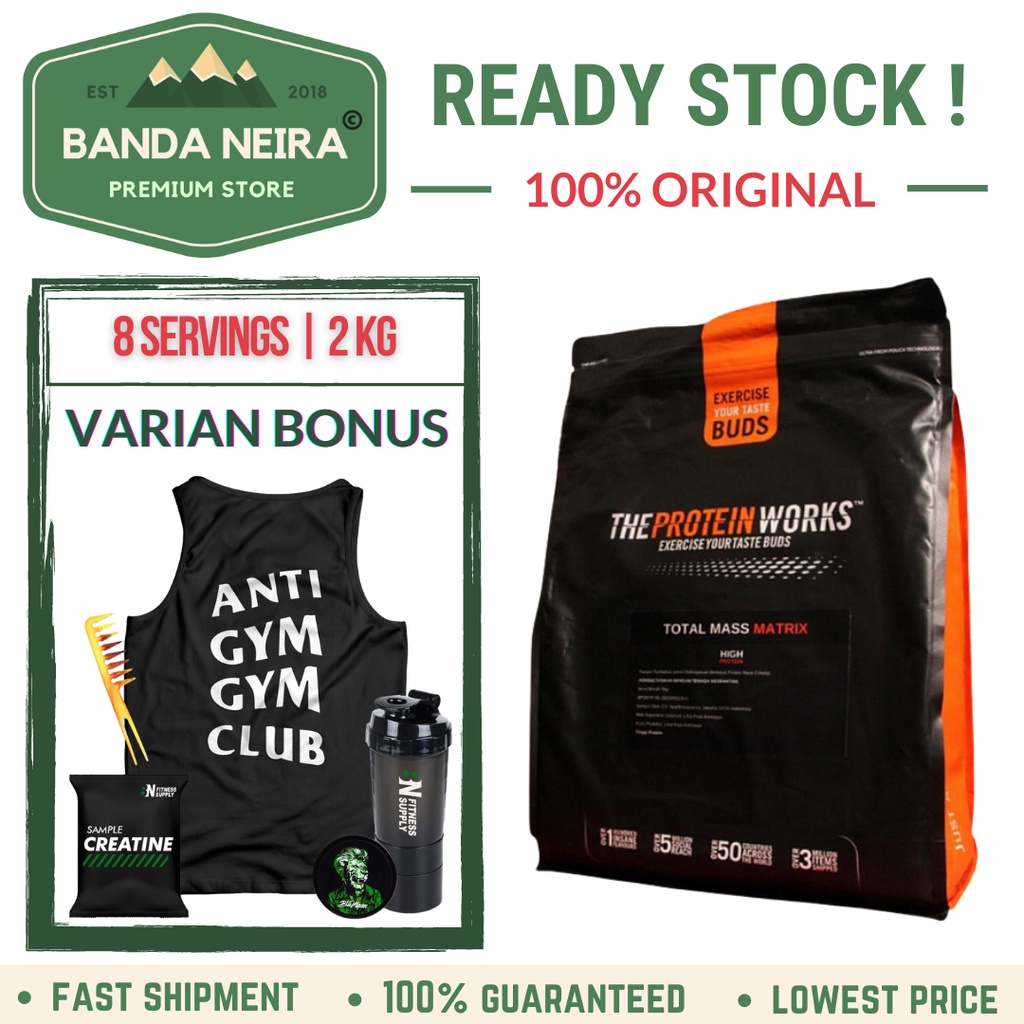 THE PROTEIN WORKS Total Mass Matrix Gainer Powder