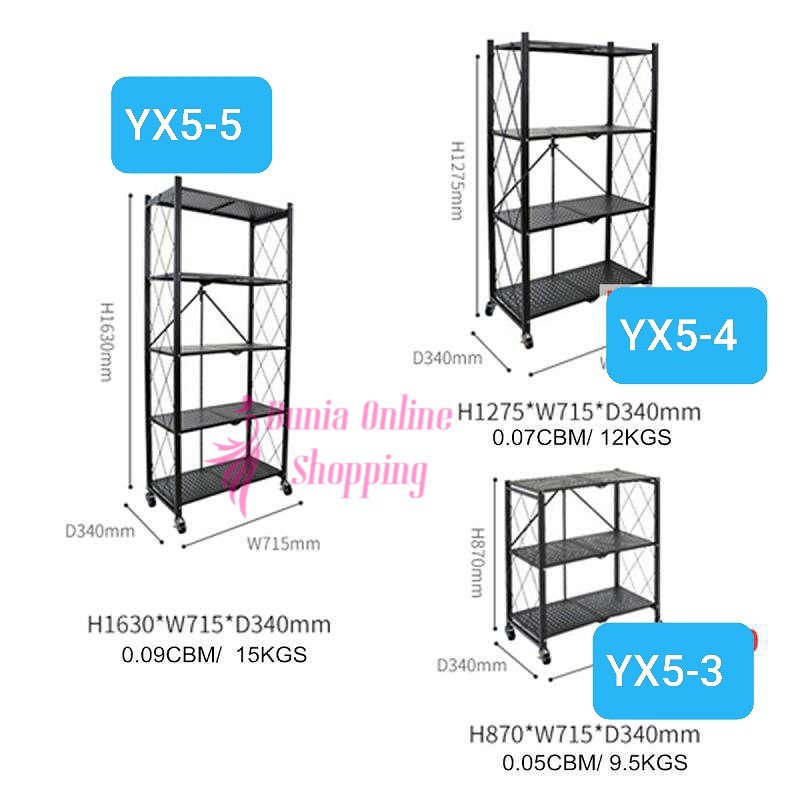 Rak Dapur Lipat Portable Rak Lipat Serbaguna Rak Dapur Portable