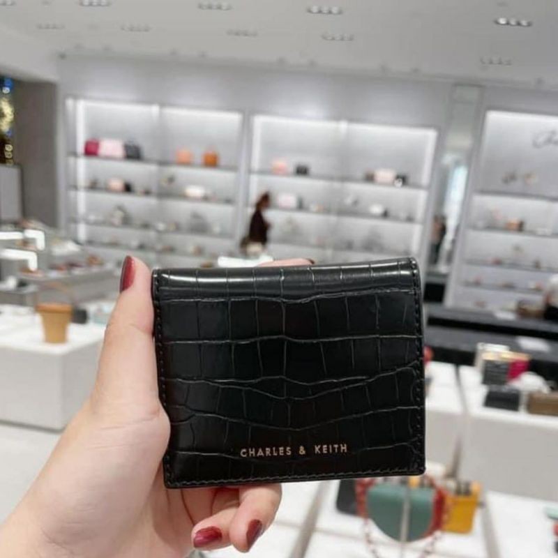 12.12 SALE | CK Croc-Effect Small Wallet