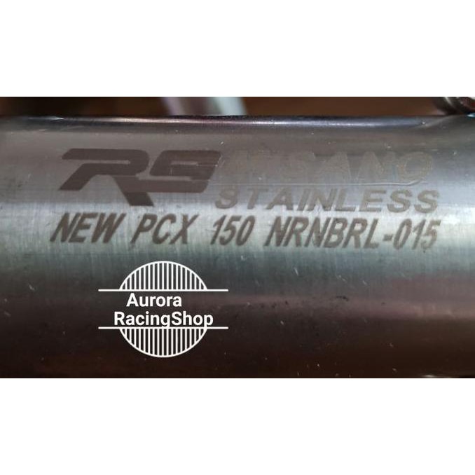 Knalpot New PCX 150 2018 - R9 Misano SS Black Series