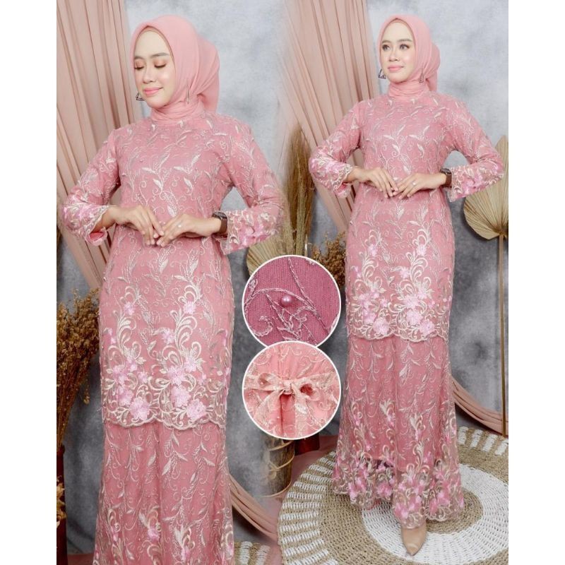 REALPICT PRODUK ORIGINAL/GAMIS DUYUNG TULLE PREMIUM/DRESS MEWAH KONDANGAN