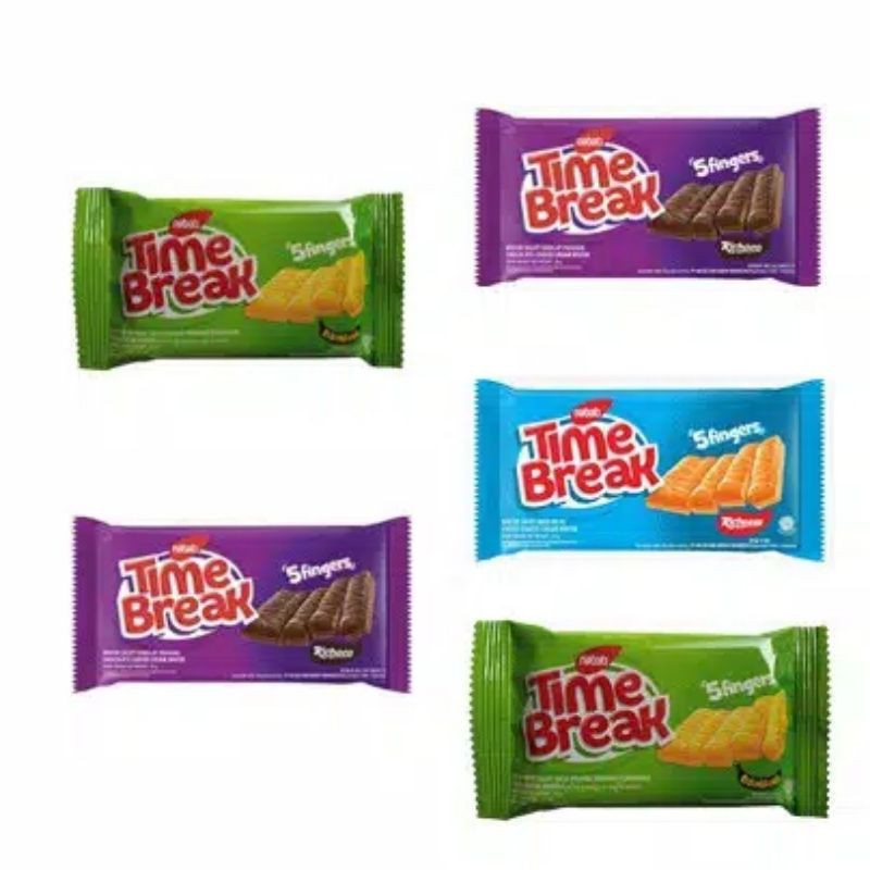 Nabati time break coklat ,keju dan rasa baru banana dijamin enak box isi 20pcs