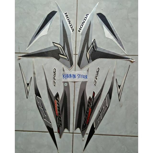 Striping vario 125 tekno 2013 putih ...,