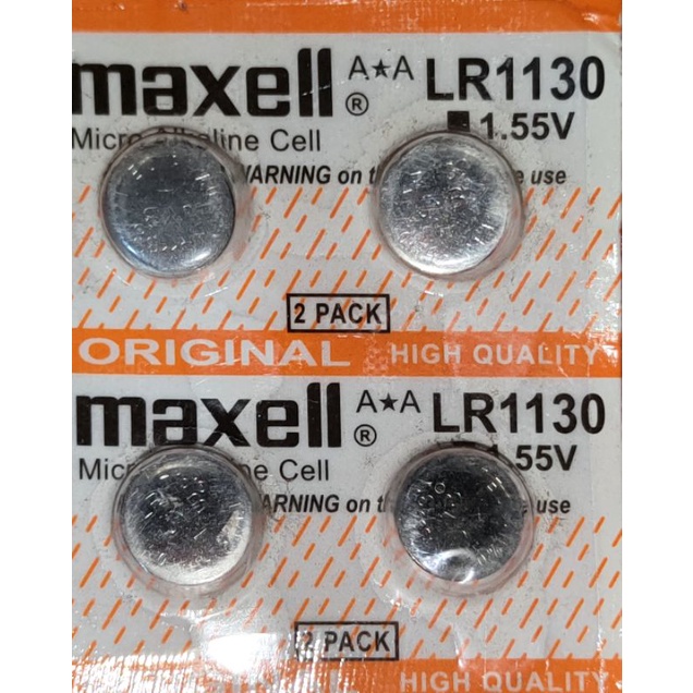 Batre Jam Tangan Maxell LR1130 Baterai Kalkulator