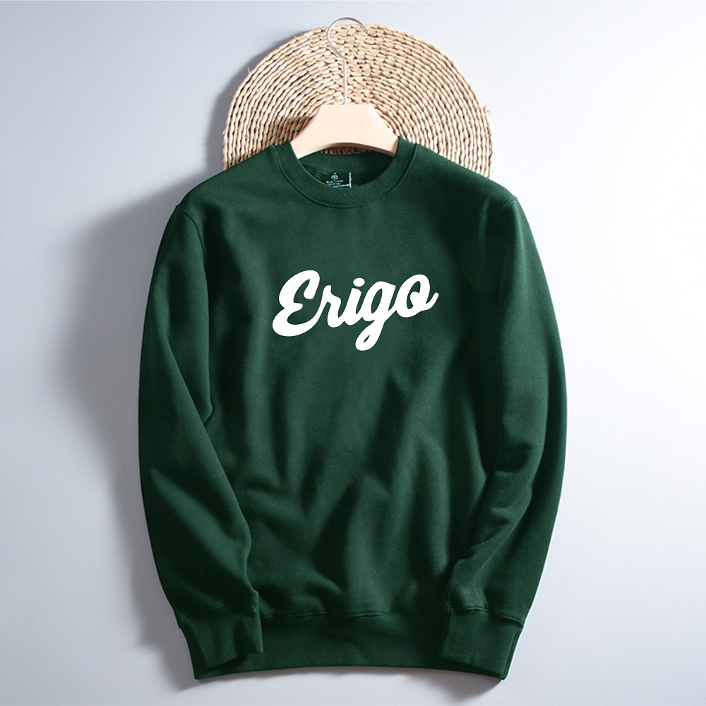 Erigo Sweatshirt Zuka Olive HOODIE BEST SELLER