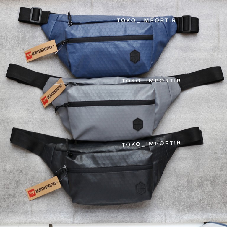 Waistbag Ripcurl Waterproof Import Mirror Original / Tas Pinggang Pria Anti Air