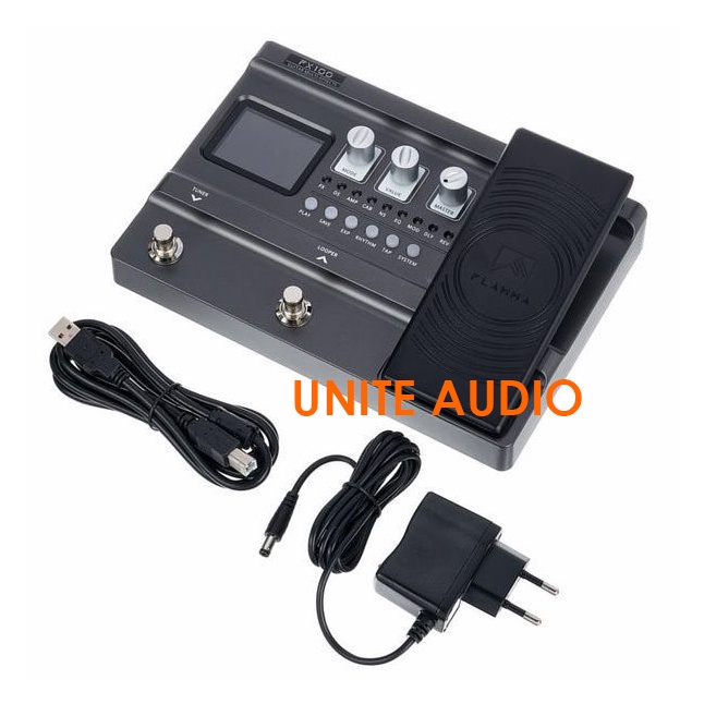 Efek Pedal FLAMMA FX100 FX 100 FLAMMA FX-100 Portable Multi Effect Pedal Efek ORIGINAL
